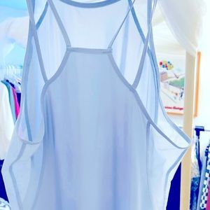 Baby Blue💙Lululemon High Neck Tank Top Size 8